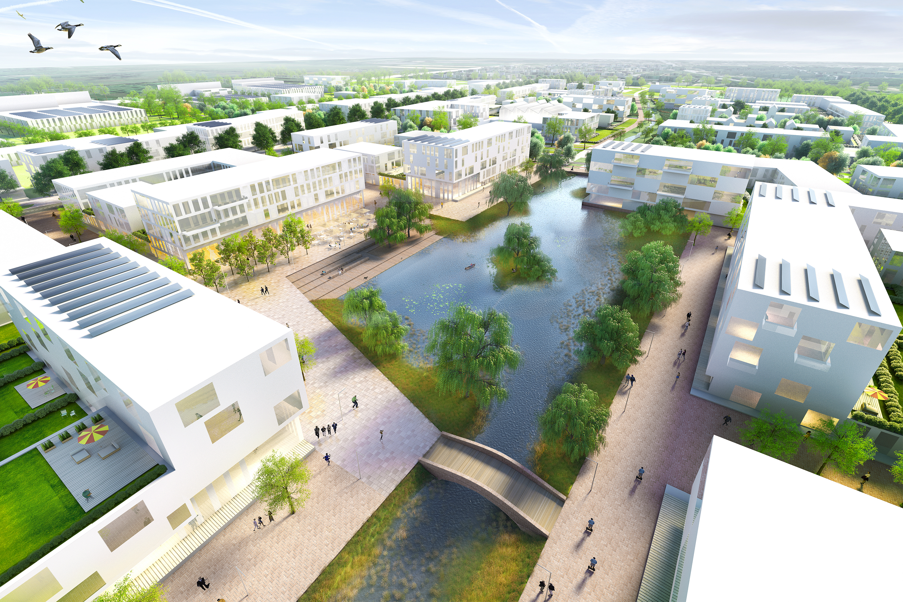 KCAP and Kunst + Herbert Win Competition Fischbeker Reethen, in Hamburg